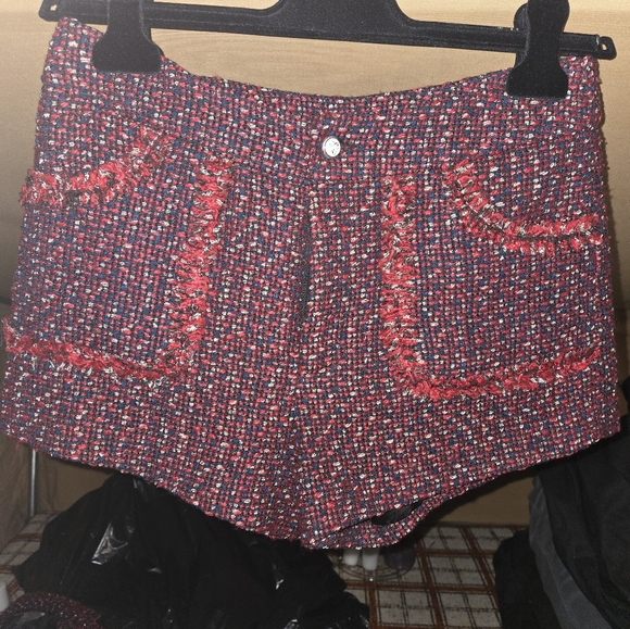 Forele Women's Tweed Blazer & Shorts Set  Size M - Picture 3 of 6